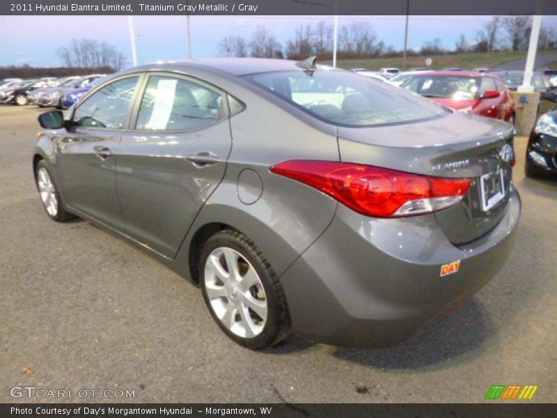 Titanium Gray Metallic / Gray 2011 Hyundai Elantra Limited
