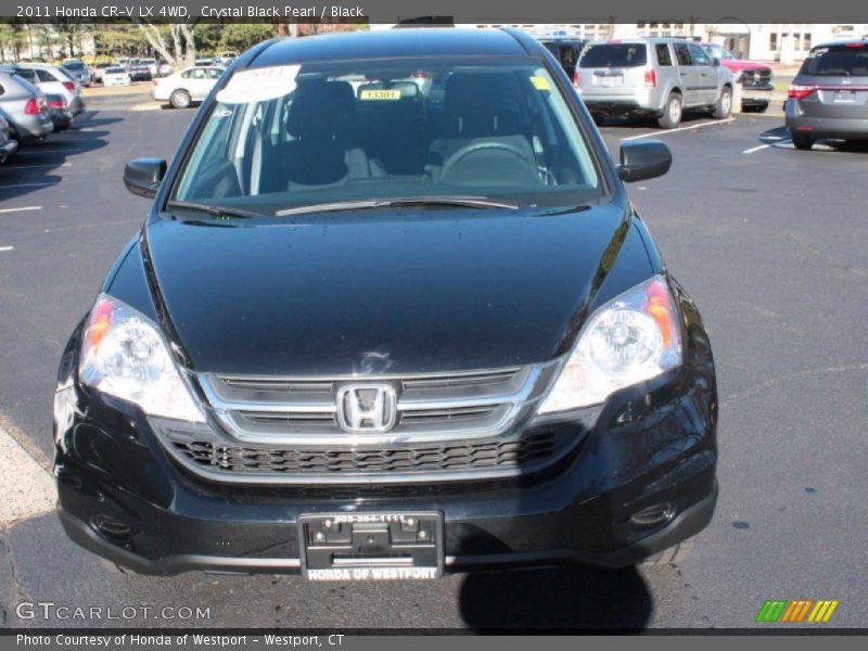 Crystal Black Pearl / Black 2011 Honda CR-V LX 4WD