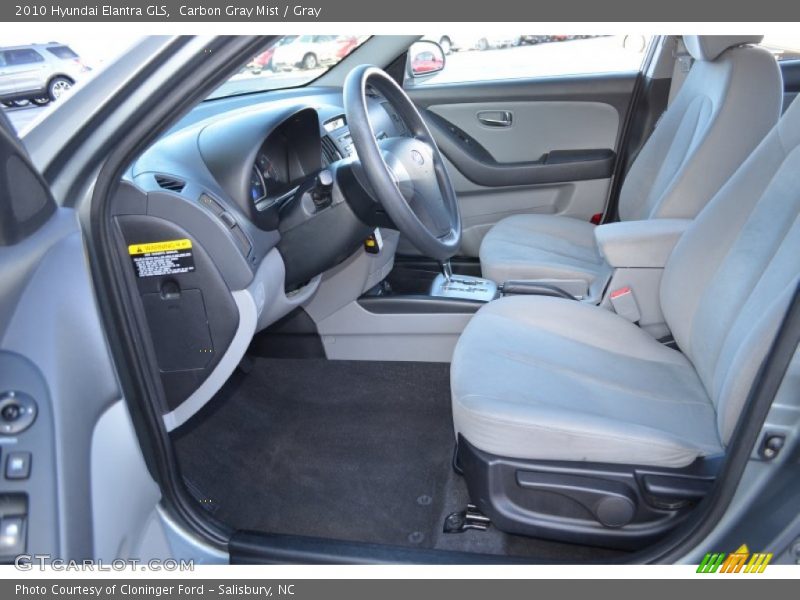 Carbon Gray Mist / Gray 2010 Hyundai Elantra GLS