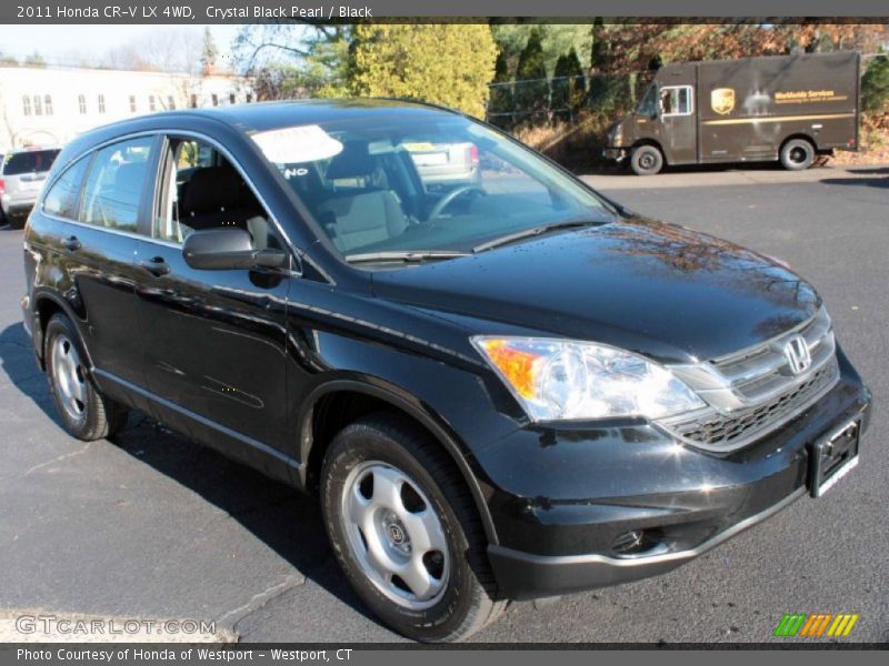 Crystal Black Pearl / Black 2011 Honda CR-V LX 4WD