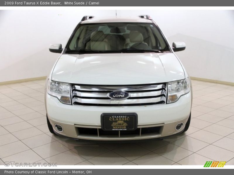 White Suede / Camel 2009 Ford Taurus X Eddie Bauer