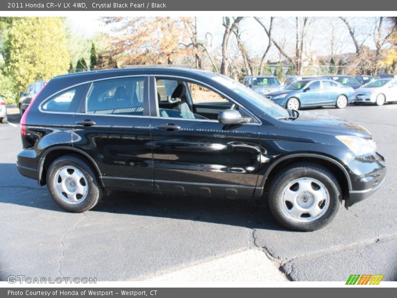 Crystal Black Pearl / Black 2011 Honda CR-V LX 4WD