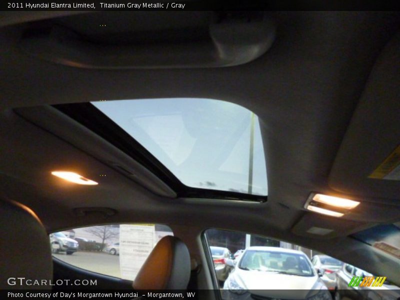 Titanium Gray Metallic / Gray 2011 Hyundai Elantra Limited
