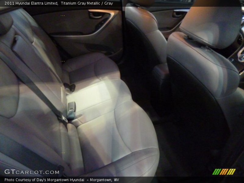 Titanium Gray Metallic / Gray 2011 Hyundai Elantra Limited
