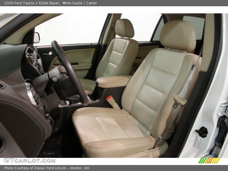 Front Seat of 2009 Taurus X Eddie Bauer