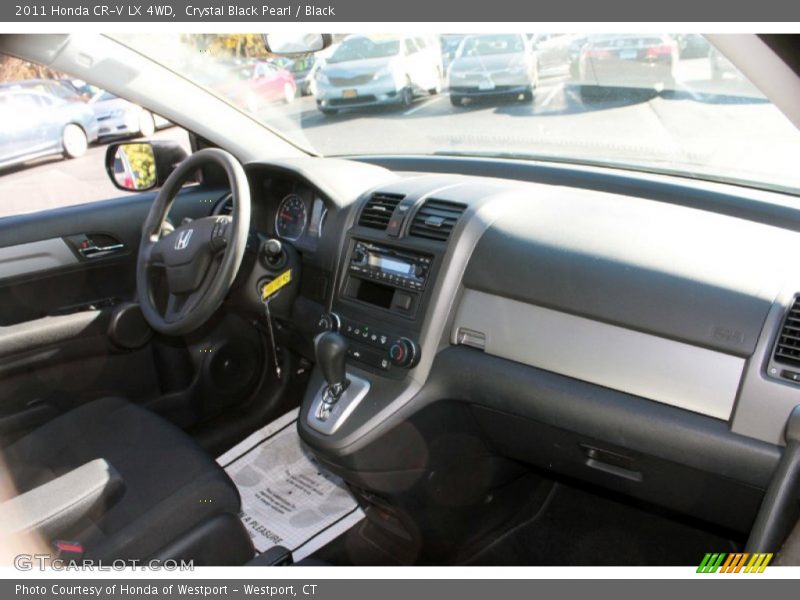 Crystal Black Pearl / Black 2011 Honda CR-V LX 4WD
