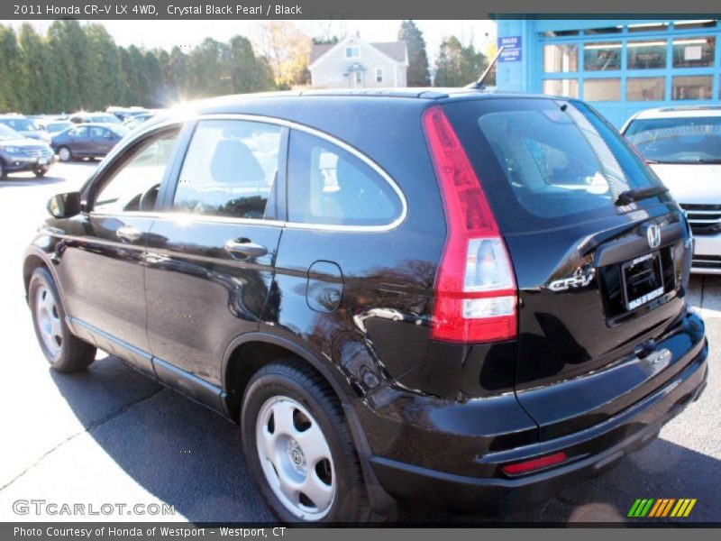 Crystal Black Pearl / Black 2011 Honda CR-V LX 4WD