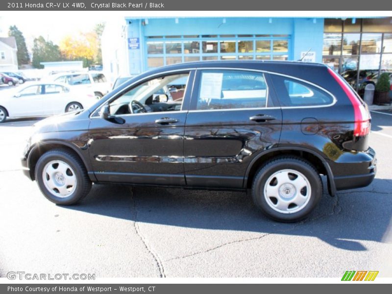 Crystal Black Pearl / Black 2011 Honda CR-V LX 4WD