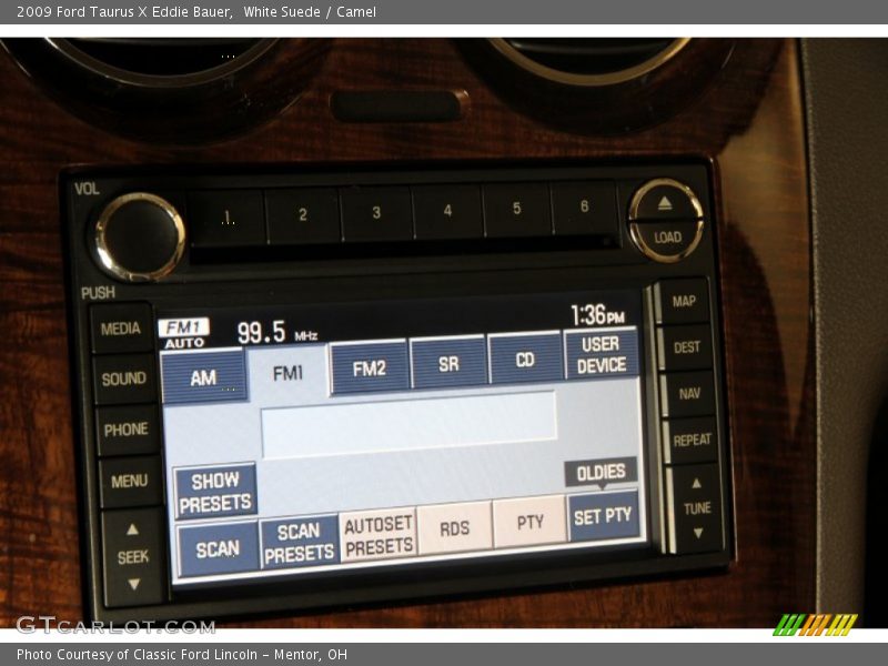 White Suede / Camel 2009 Ford Taurus X Eddie Bauer