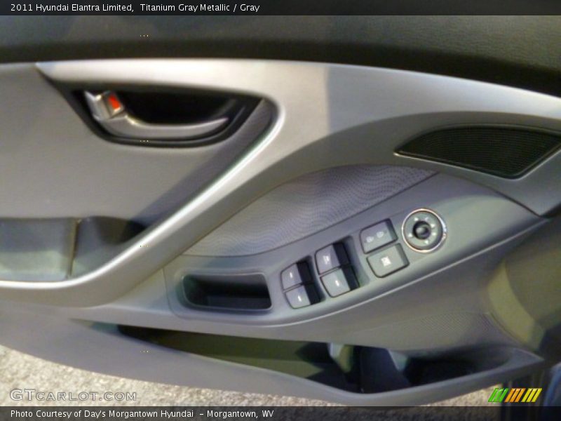 Titanium Gray Metallic / Gray 2011 Hyundai Elantra Limited