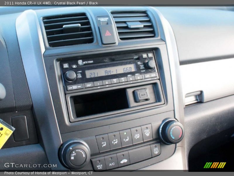 Crystal Black Pearl / Black 2011 Honda CR-V LX 4WD