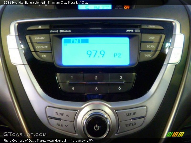 Titanium Gray Metallic / Gray 2011 Hyundai Elantra Limited