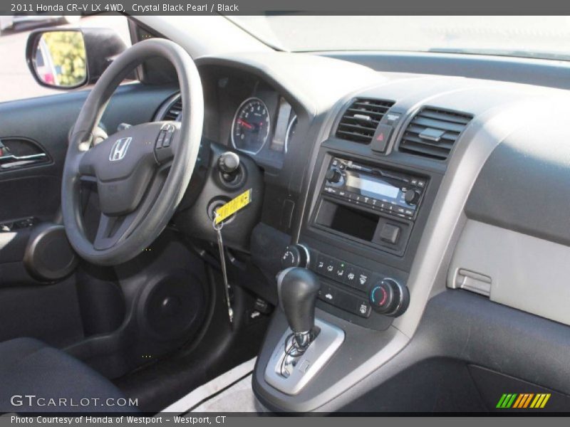 Crystal Black Pearl / Black 2011 Honda CR-V LX 4WD