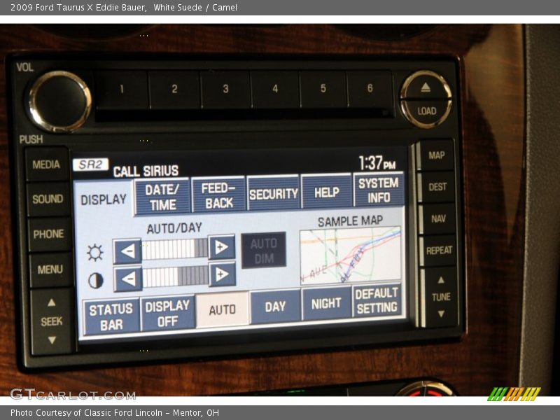 White Suede / Camel 2009 Ford Taurus X Eddie Bauer