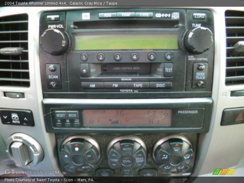 Galactic Gray Mica / Taupe 2004 Toyota 4Runner Limited 4x4