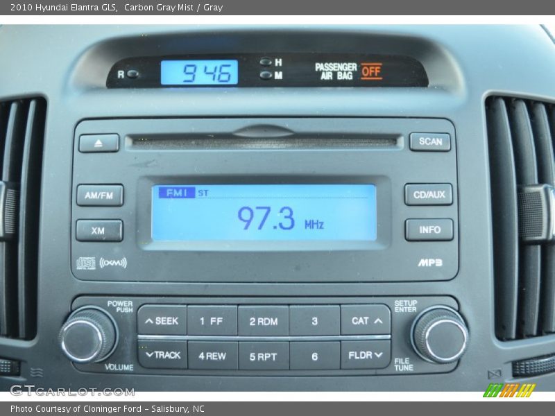 Carbon Gray Mist / Gray 2010 Hyundai Elantra GLS