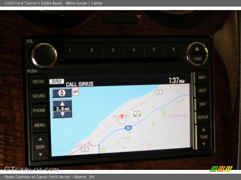 White Suede / Camel 2009 Ford Taurus X Eddie Bauer