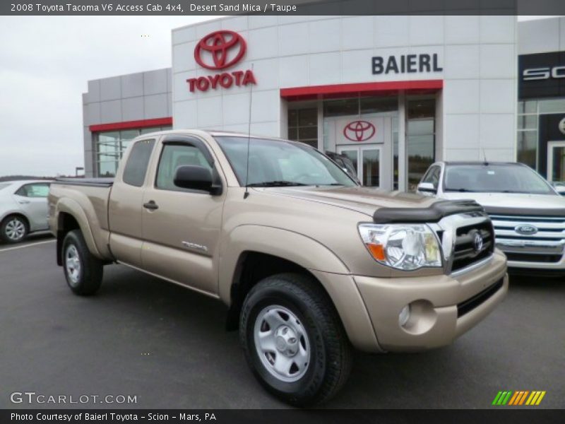 Desert Sand Mica / Taupe 2008 Toyota Tacoma V6 Access Cab 4x4