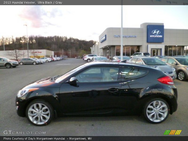 Ultra Black / Gray 2013 Hyundai Veloster