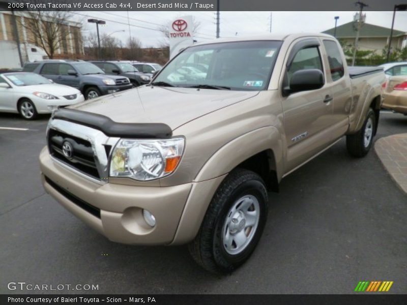 Desert Sand Mica / Taupe 2008 Toyota Tacoma V6 Access Cab 4x4