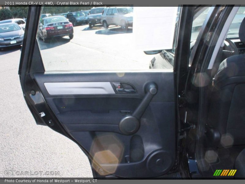 Crystal Black Pearl / Black 2011 Honda CR-V LX 4WD