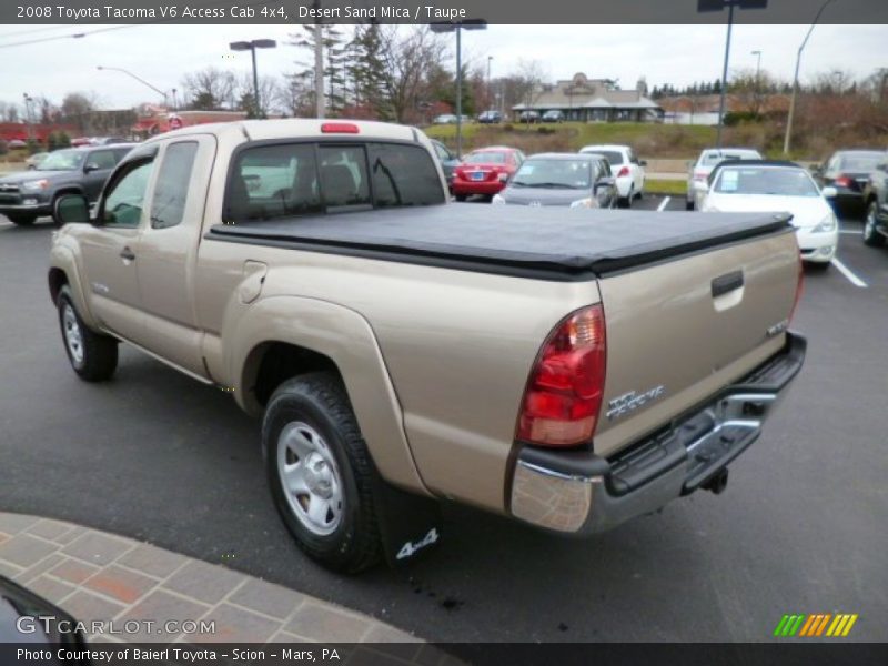 Desert Sand Mica / Taupe 2008 Toyota Tacoma V6 Access Cab 4x4