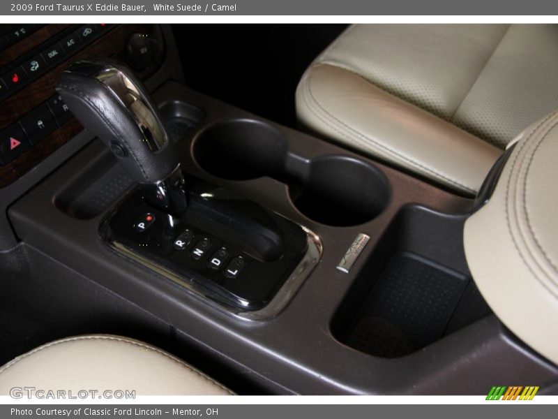 White Suede / Camel 2009 Ford Taurus X Eddie Bauer
