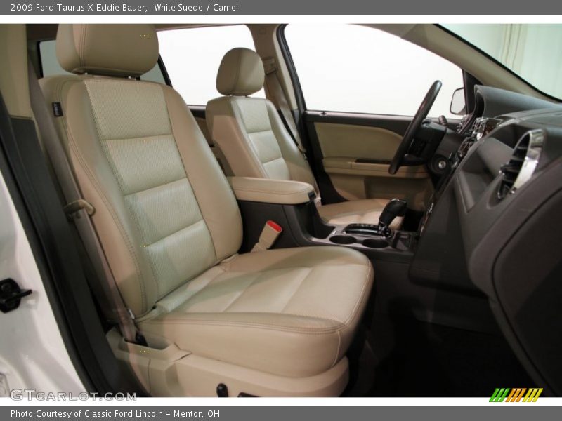 Front Seat of 2009 Taurus X Eddie Bauer