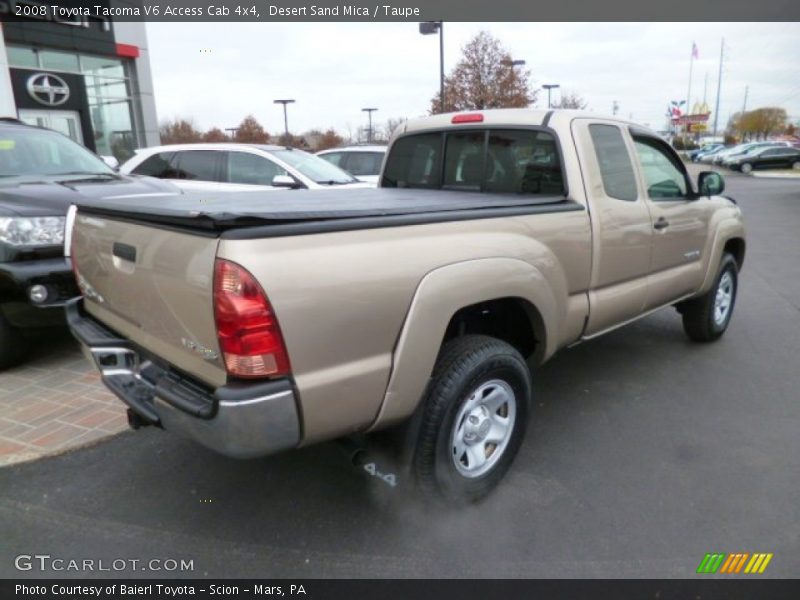 Desert Sand Mica / Taupe 2008 Toyota Tacoma V6 Access Cab 4x4