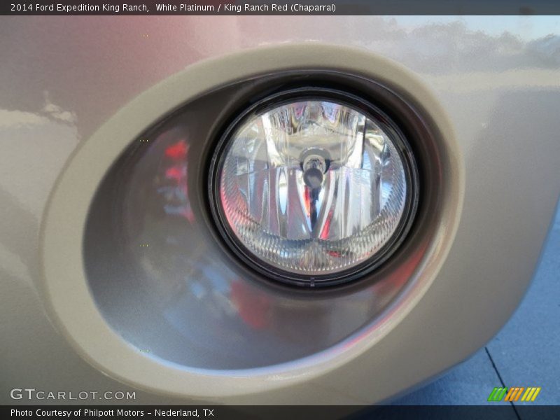 White Platinum / King Ranch Red (Chaparral) 2014 Ford Expedition King Ranch