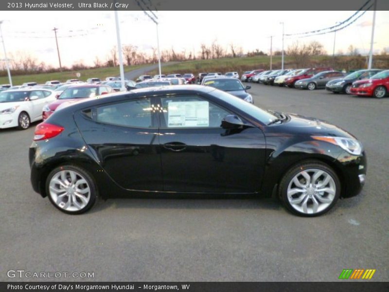 Ultra Black / Gray 2013 Hyundai Veloster