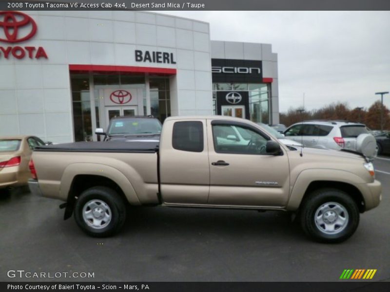 Desert Sand Mica / Taupe 2008 Toyota Tacoma V6 Access Cab 4x4