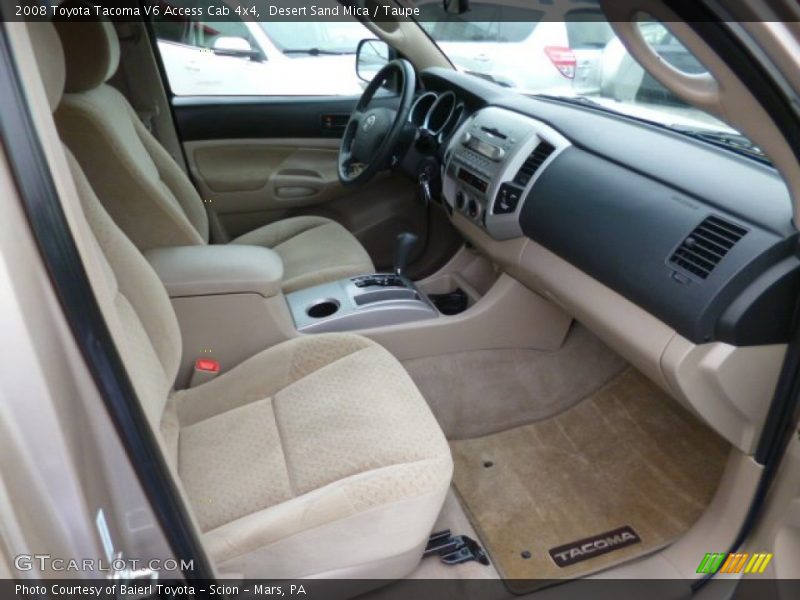 Desert Sand Mica / Taupe 2008 Toyota Tacoma V6 Access Cab 4x4