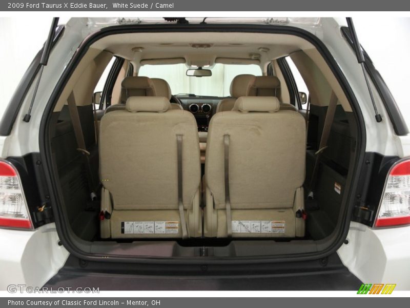 White Suede / Camel 2009 Ford Taurus X Eddie Bauer