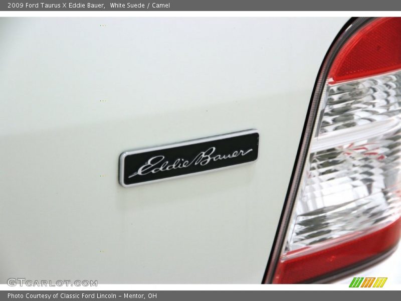 White Suede / Camel 2009 Ford Taurus X Eddie Bauer