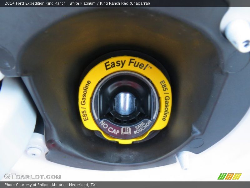 White Platinum / King Ranch Red (Chaparral) 2014 Ford Expedition King Ranch