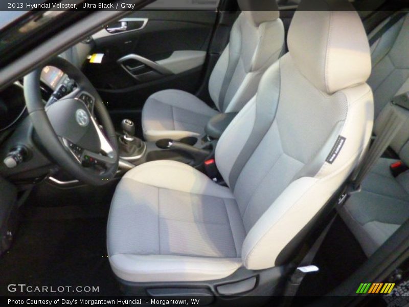 Ultra Black / Gray 2013 Hyundai Veloster