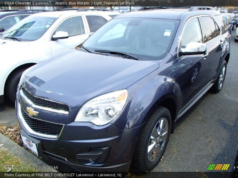 Atlantis Blue Metallic / Light Titanium/Jet Black 2014 Chevrolet Equinox LT