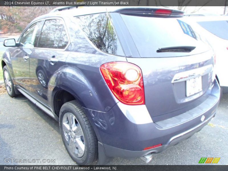 Atlantis Blue Metallic / Light Titanium/Jet Black 2014 Chevrolet Equinox LT