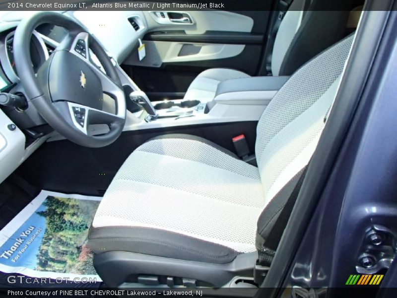 Atlantis Blue Metallic / Light Titanium/Jet Black 2014 Chevrolet Equinox LT