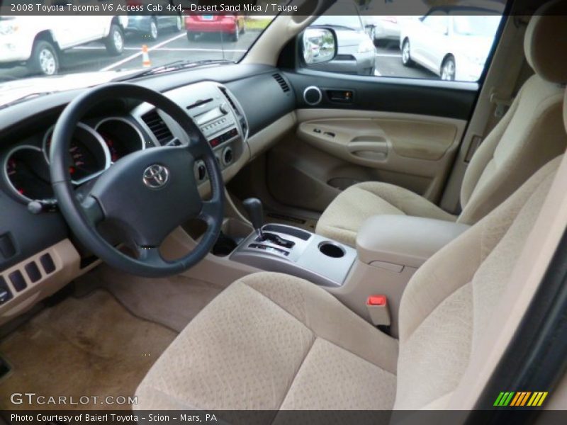 Desert Sand Mica / Taupe 2008 Toyota Tacoma V6 Access Cab 4x4