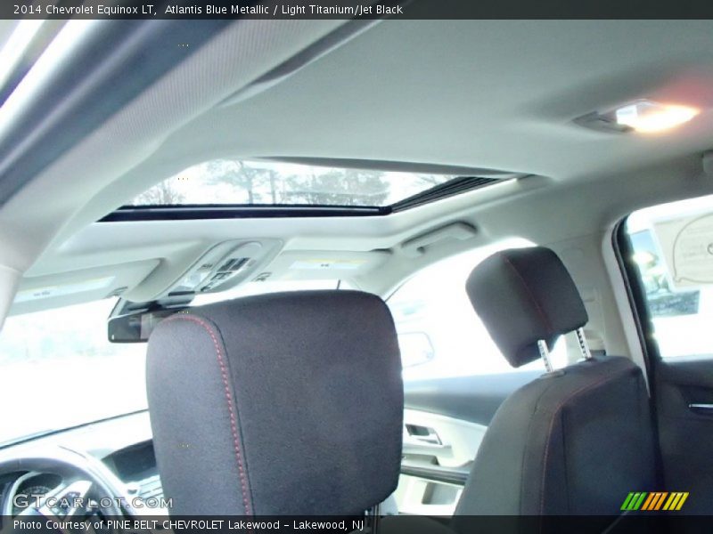 Atlantis Blue Metallic / Light Titanium/Jet Black 2014 Chevrolet Equinox LT