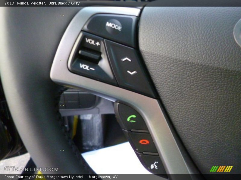 Ultra Black / Gray 2013 Hyundai Veloster