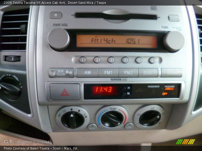 Desert Sand Mica / Taupe 2008 Toyota Tacoma V6 Access Cab 4x4