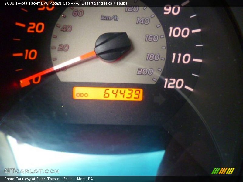 Desert Sand Mica / Taupe 2008 Toyota Tacoma V6 Access Cab 4x4