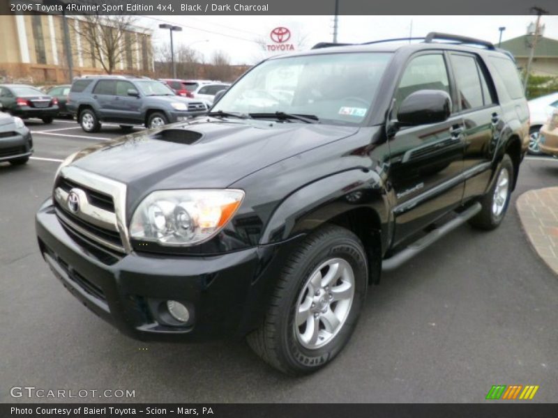 Black / Dark Charcoal 2006 Toyota 4Runner Sport Edition 4x4