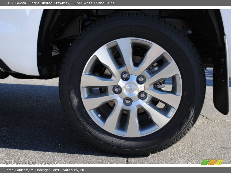 Super White / Sand Beige 2014 Toyota Tundra Limited Crewmax