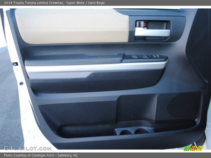 Super White / Sand Beige 2014 Toyota Tundra Limited Crewmax