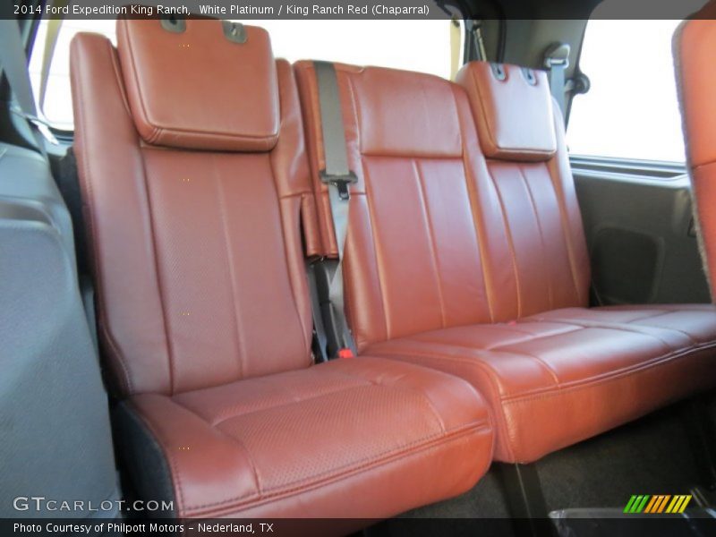 White Platinum / King Ranch Red (Chaparral) 2014 Ford Expedition King Ranch
