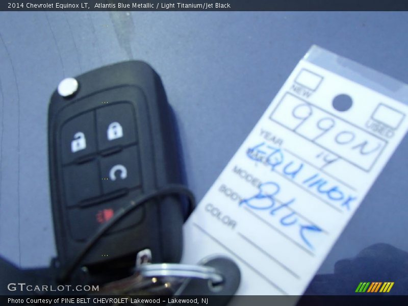 Atlantis Blue Metallic / Light Titanium/Jet Black 2014 Chevrolet Equinox LT
